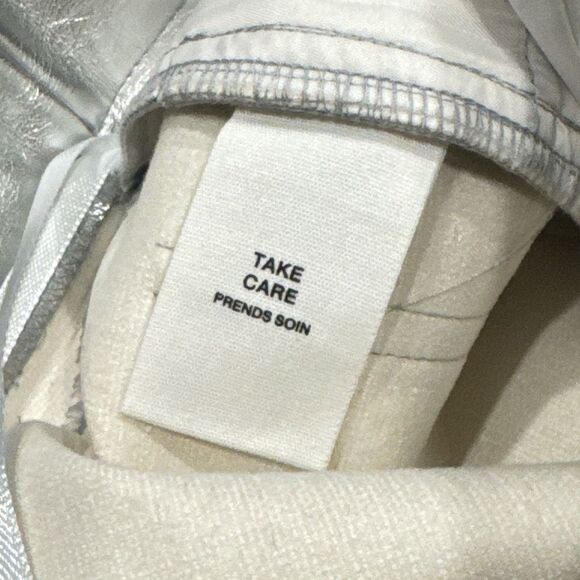 Avec les filles Silver metallic midi skirt size XS - Picture 5 of 6